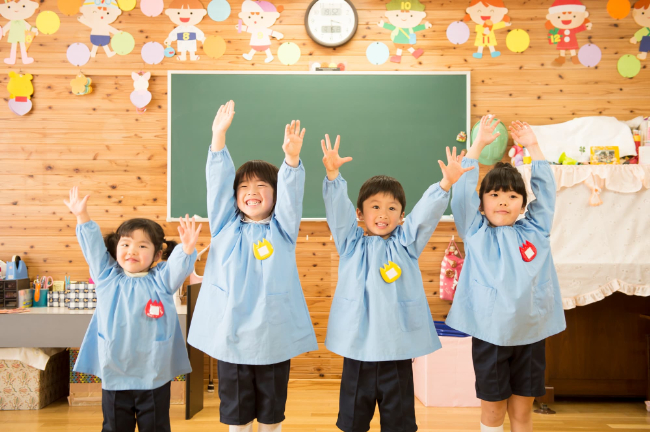 受け口の治療ができる年齢の幼稚園の子供達